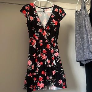Black with flowers size 0